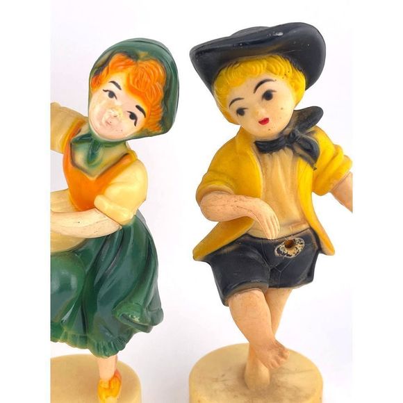 Vintage Emson Hong Kong Artistic Statue Hard Plastic Figurines Lot Of 4‎ - Picture 5 of 7